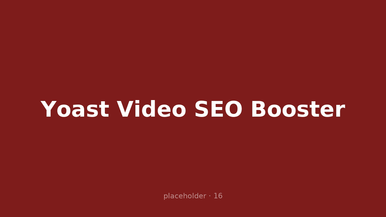 Yoast Video SEO Booster settings page with video-sitemap.xml preview
